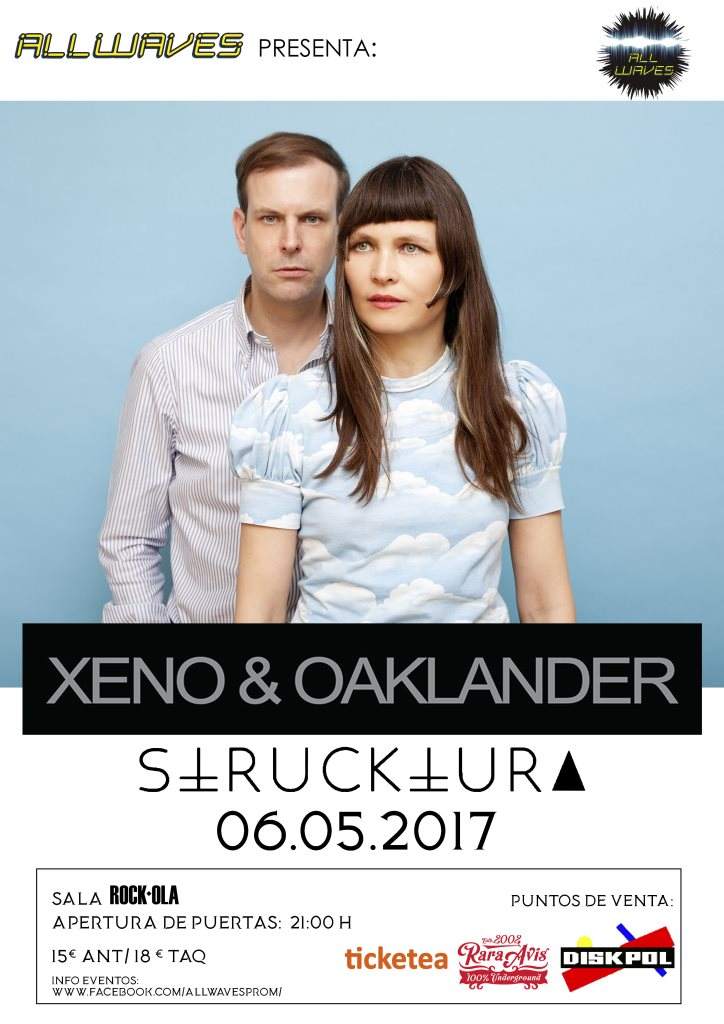 Xeno & Oaklander + Strucktura at Sala Rock-Ola - フライヤー表
