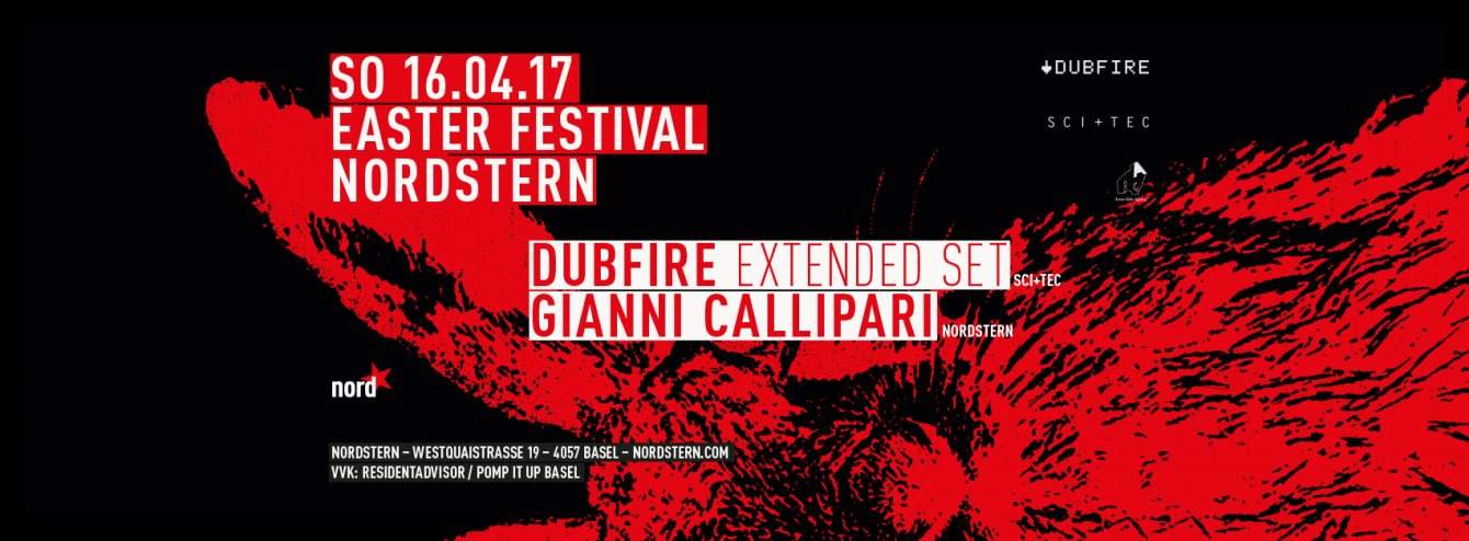 Easter Festival Part 4 with Dubfire (6h set) - フライヤー表