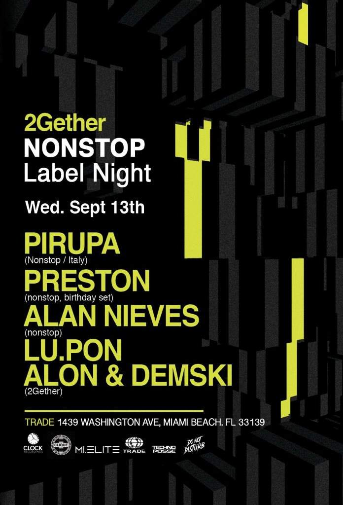 2gether: Nonstop Label Night with Pirupa More - Página frontal