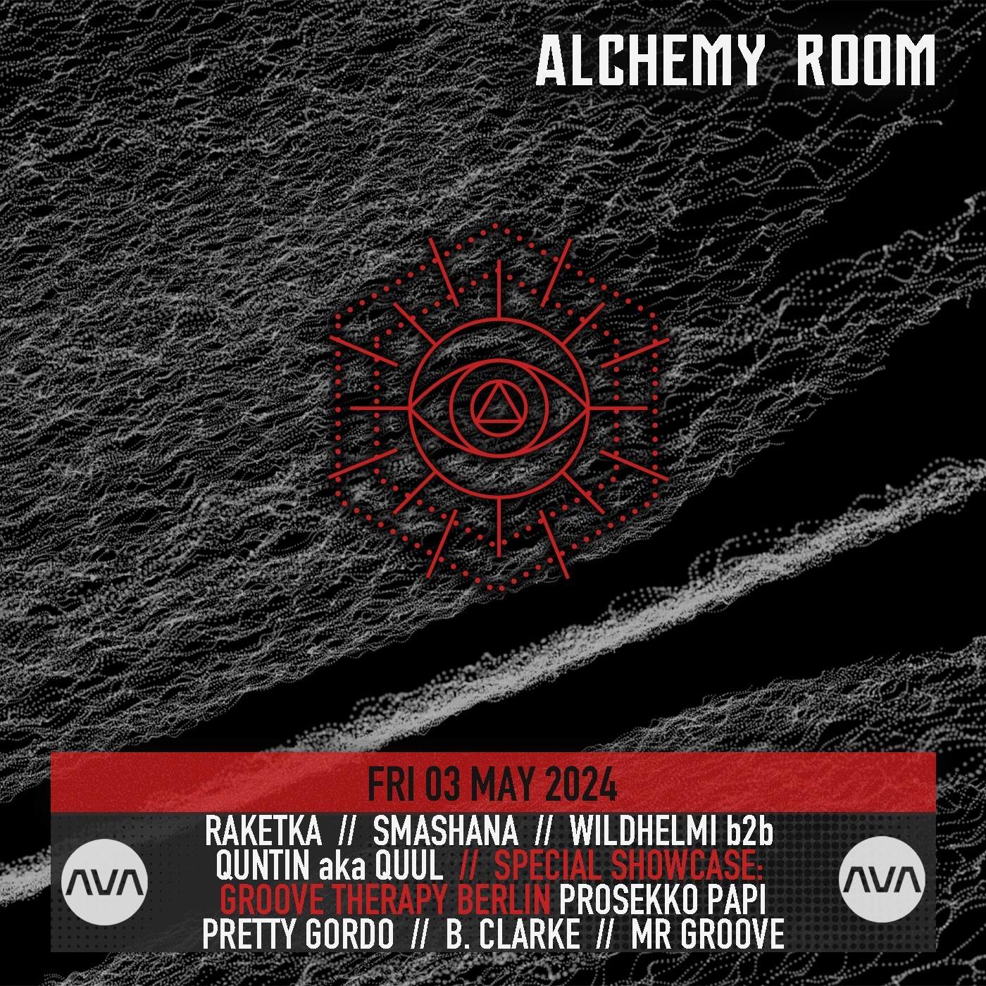 Alchemy Room / Special Showcase: Groove Therapy Berlin - フライヤー裏