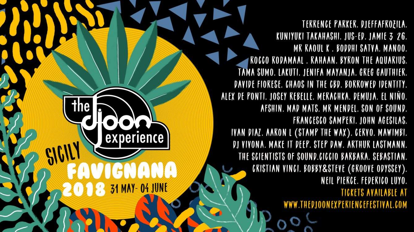 The Djoon Experience Favignana 2018 - Página trasera