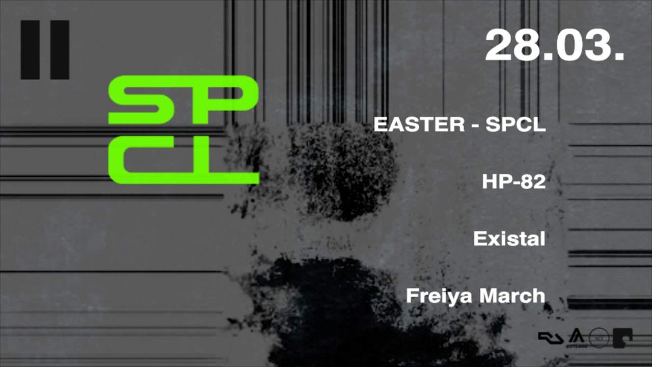 SPCL with HP-82, Existal, Freiya March - フライヤー表