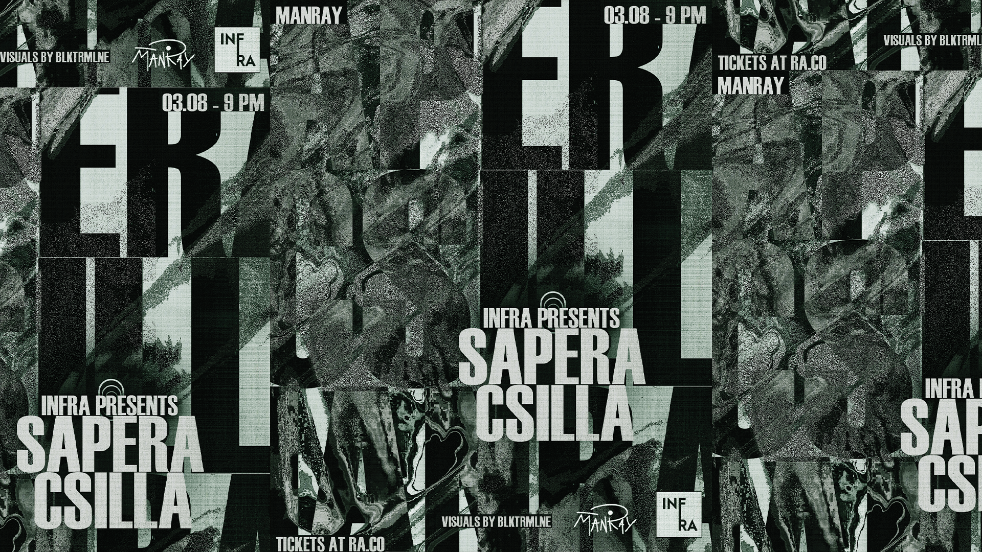 Infra presents Sapera & CSILLA - Página frontal