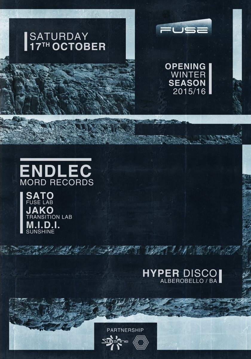 Fuse Opening Winter Season with Endlec - フライヤー裏