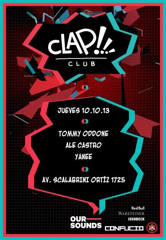 Clap Club - フライヤー表