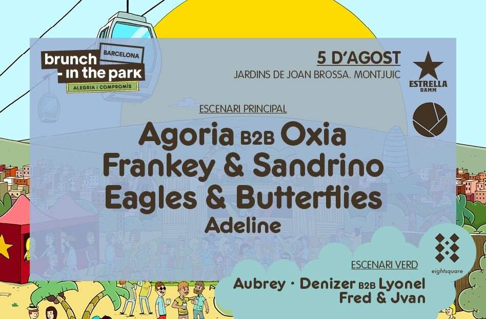 Brunch -In The Park #6: Agoria b2b Oxia, Frankey & Sandrino, Eagles & Butterflies - Página trasera