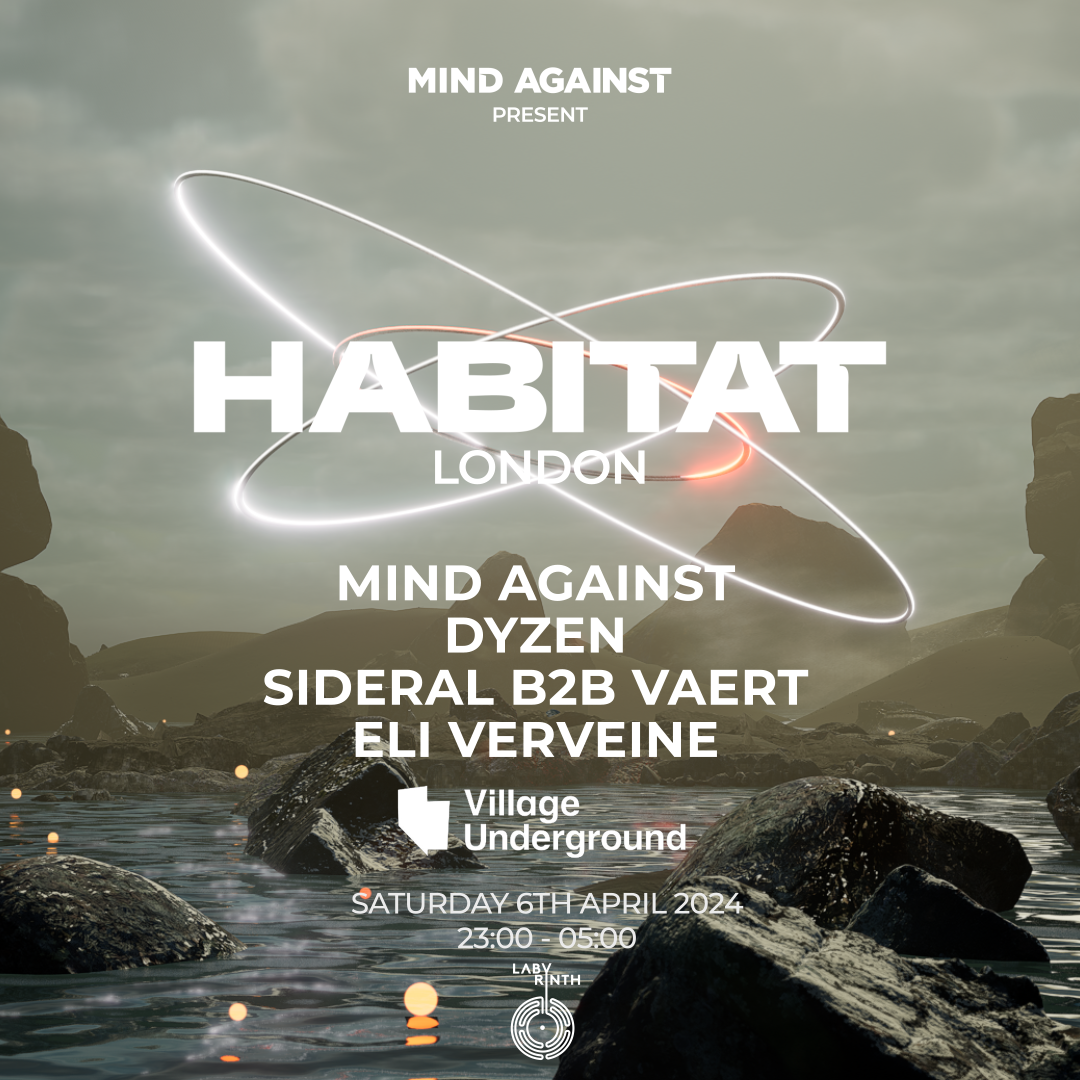 SOLD OUT: Mind Against present HABITAT London - フライヤー裏