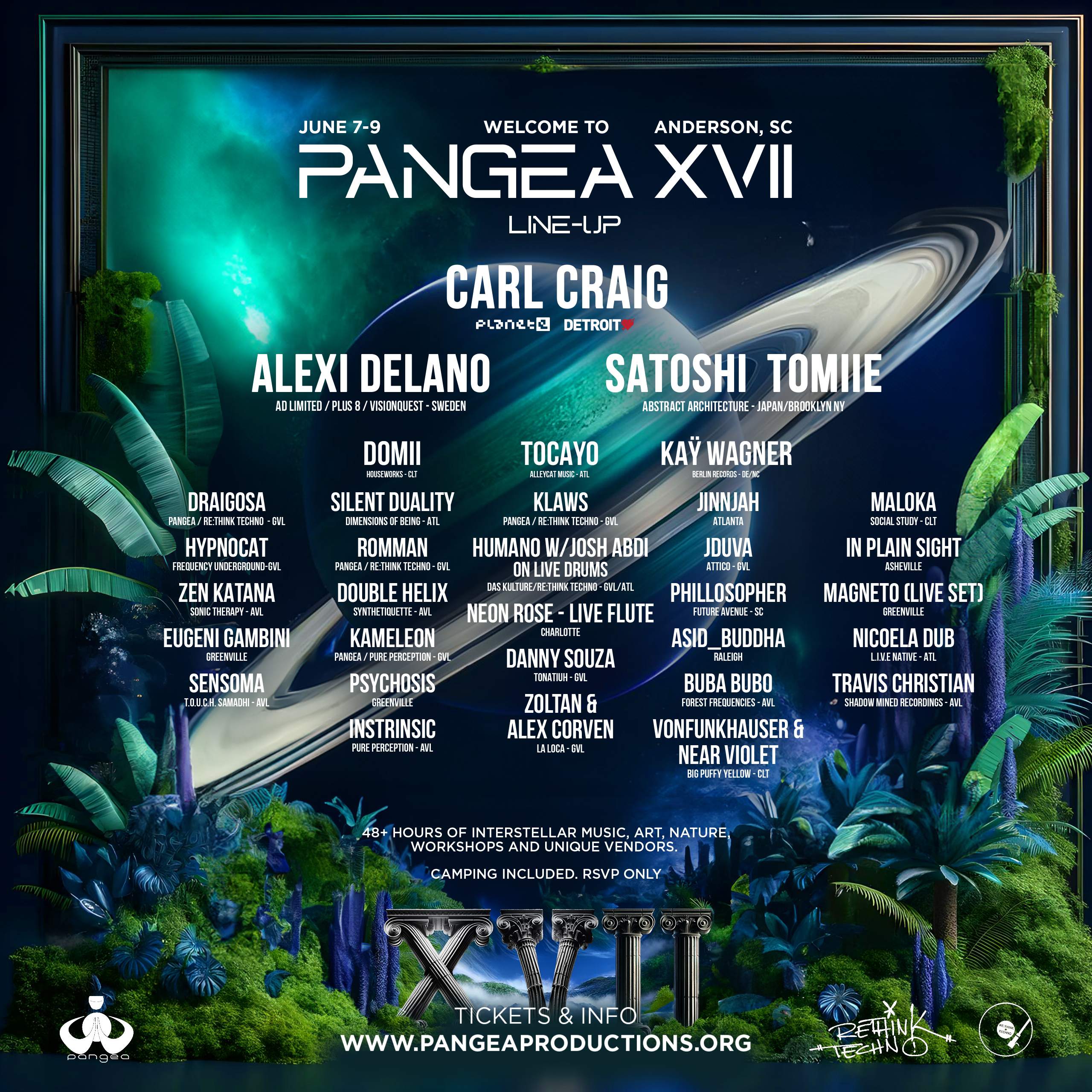 Welcome to Pangea XVII ~ Cosmic Frequencies - Página frontal