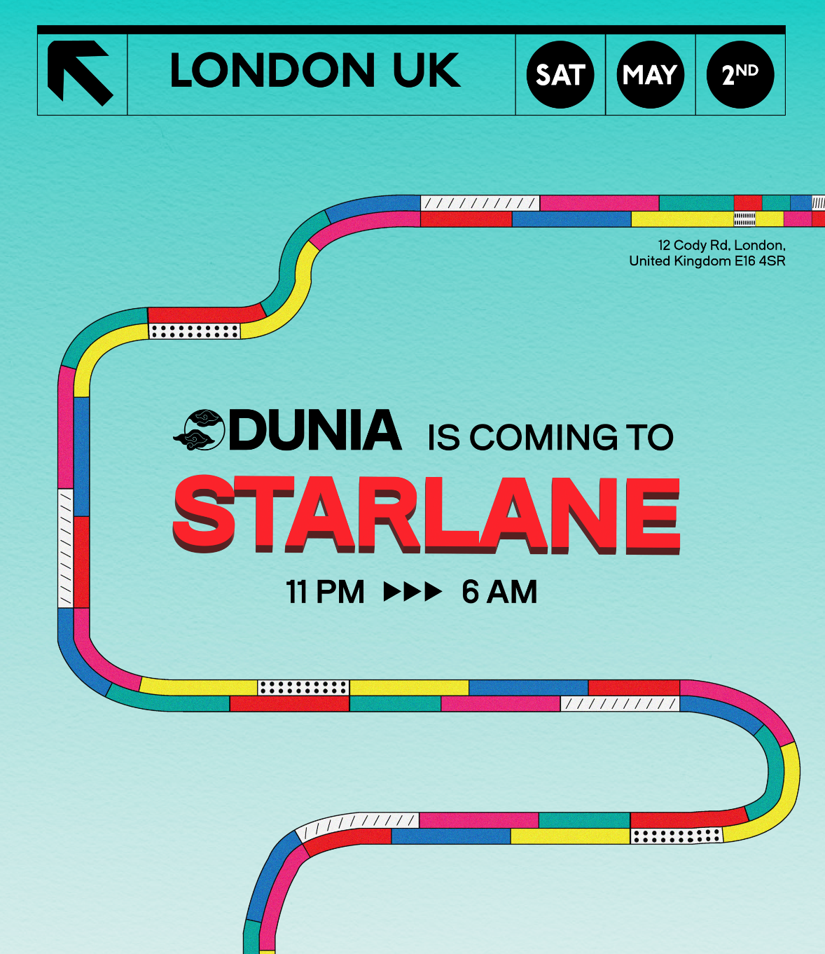 Dunia at Starlane: HearThug + Adrien Calvet at Starlane Pizza Bar, London