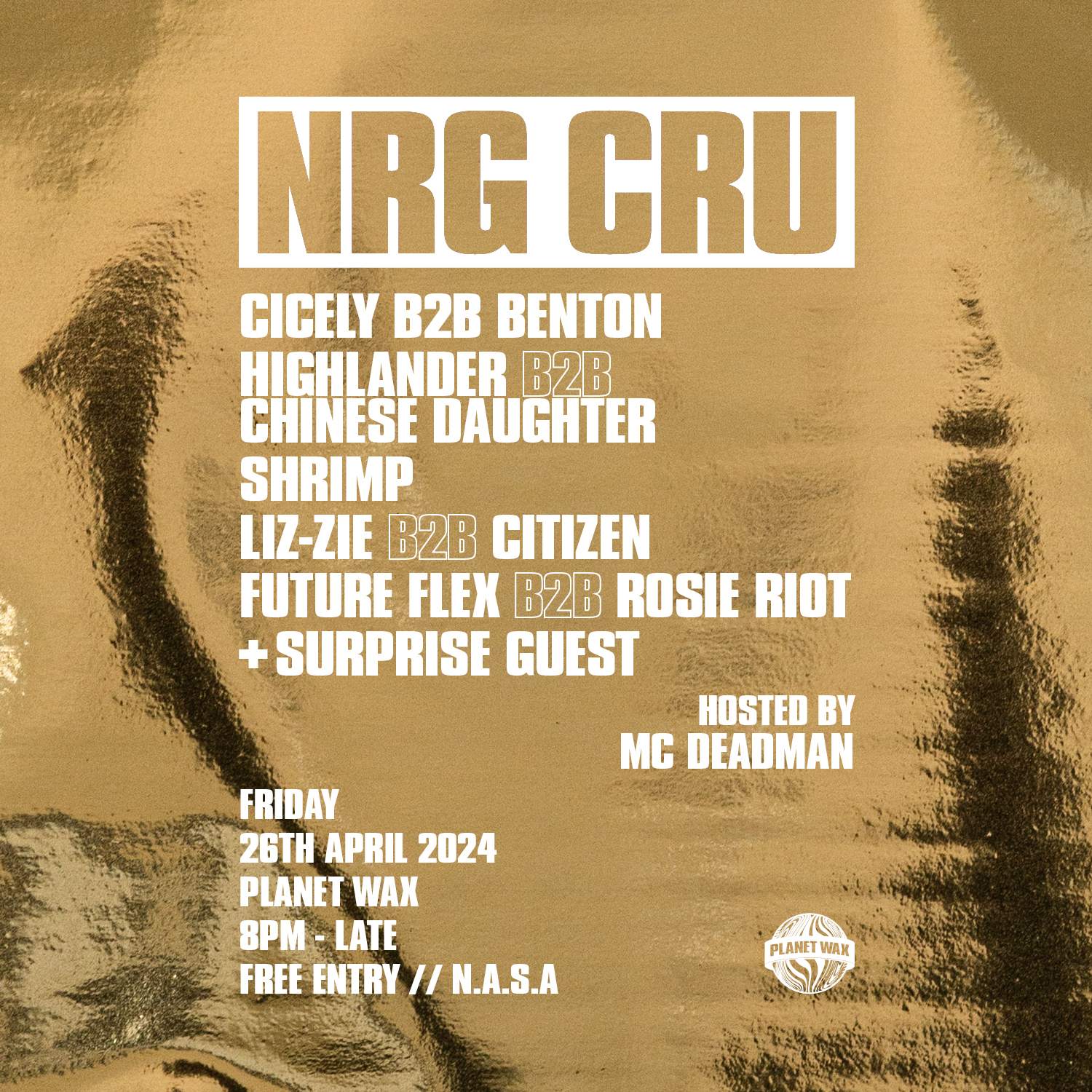 NRG CRU - フライヤー表