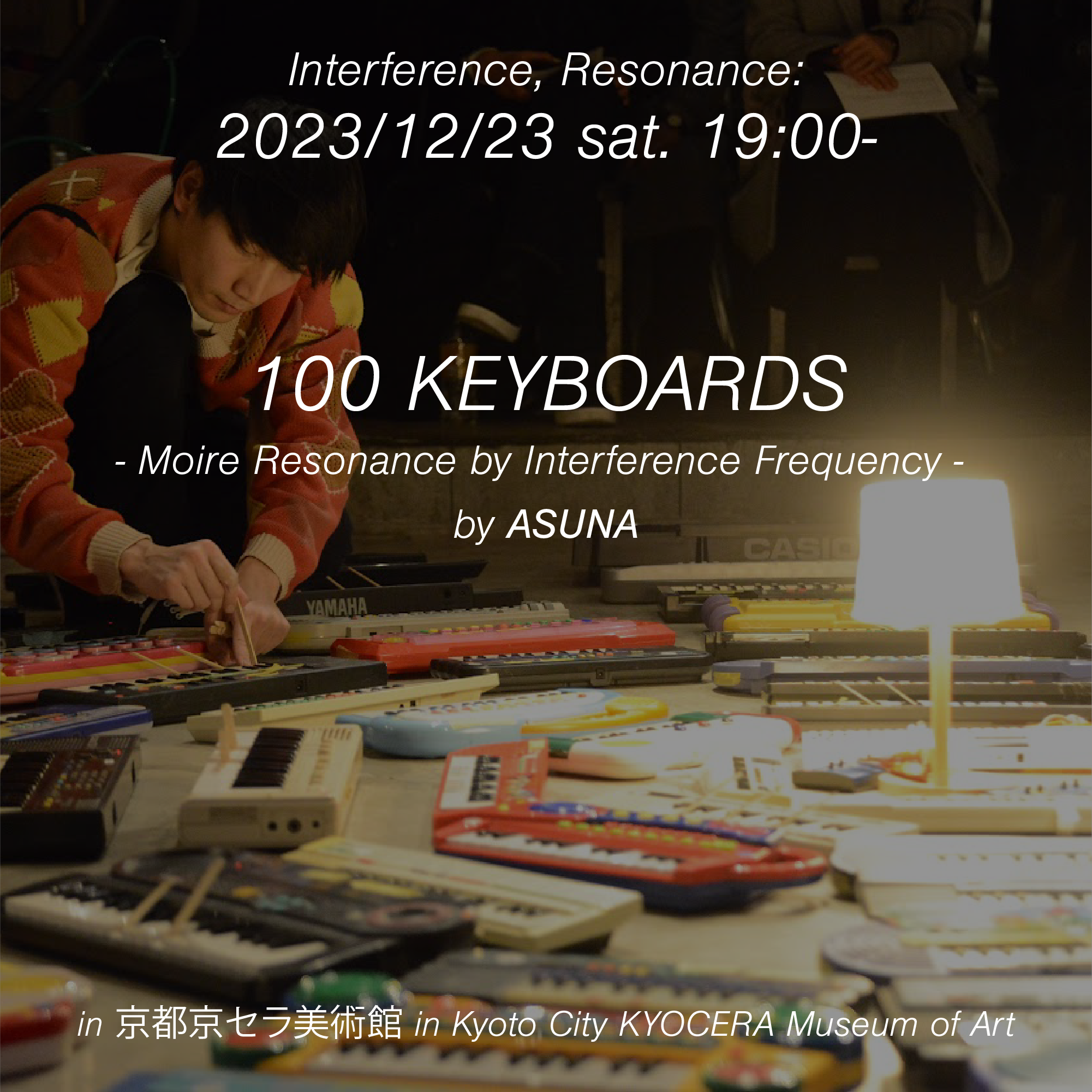 Interference, Resonance: 100 KEYBOARDS Moire Resonance by Interference ...