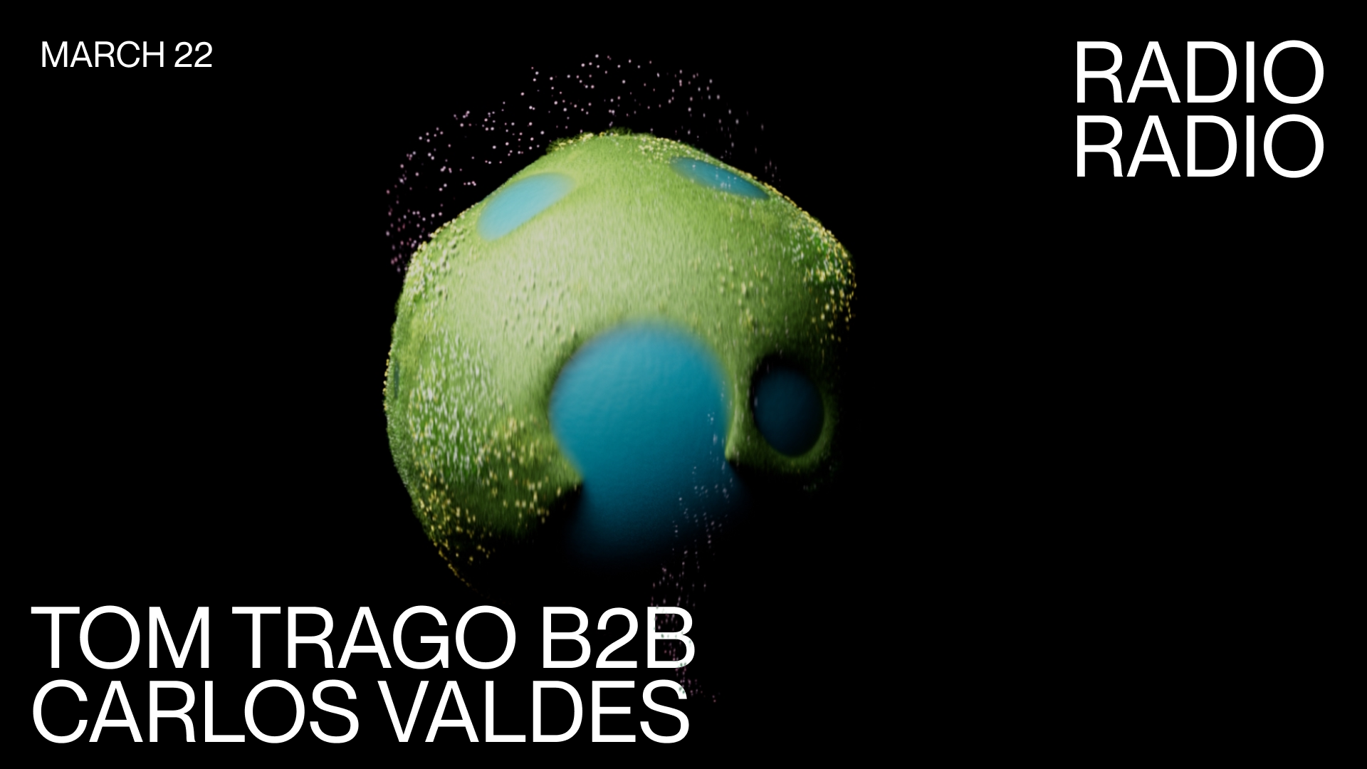 Tom Trago • Carlos Valdes - フライヤー表