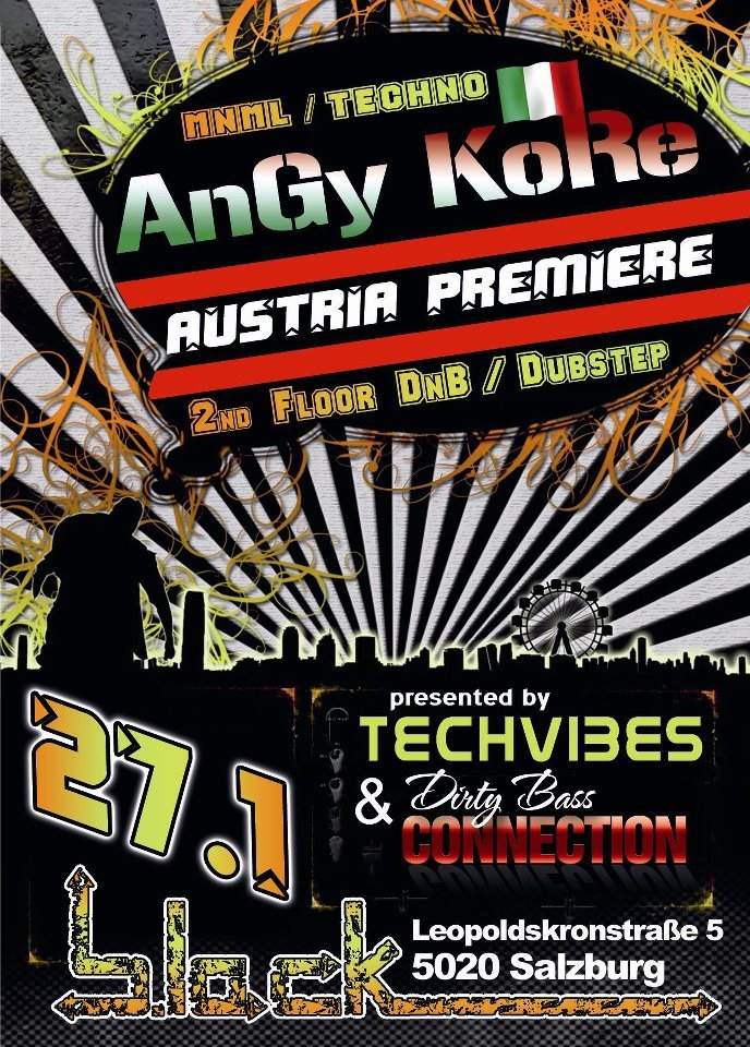 Angy Kore Pres. By Techvibes - フライヤー表