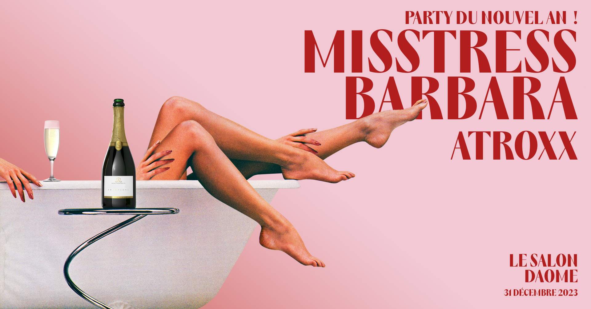 NYE PARTY: Misstress Barbara / Atroxx - フライヤー表