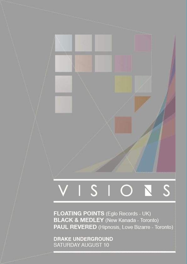 Visions 8.10 - Floating Points - フライヤー表