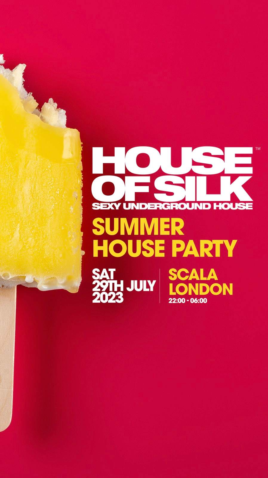 House Of Silk - Summer House Party - フライヤー表