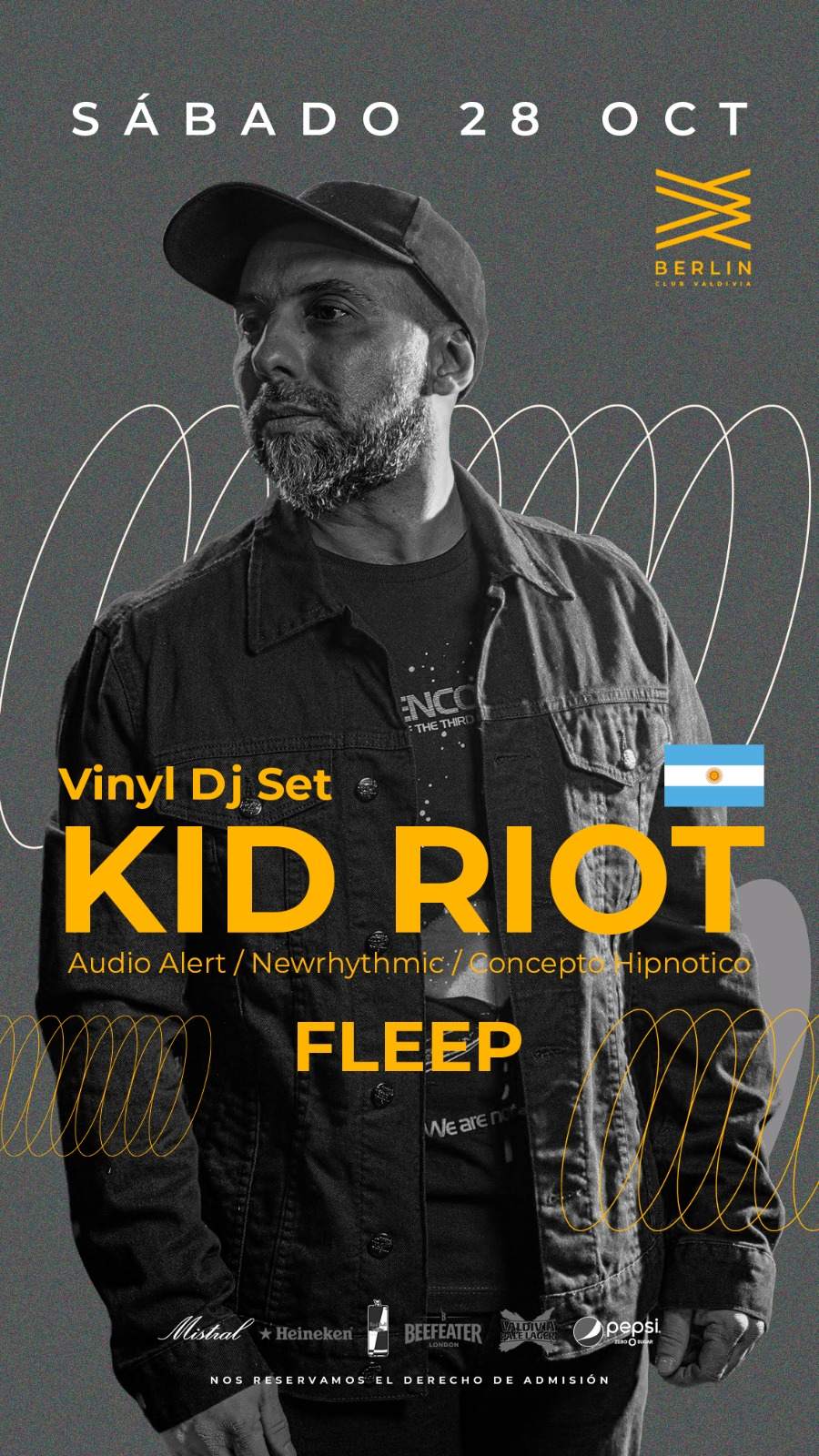 Kid Riot - フライヤー表