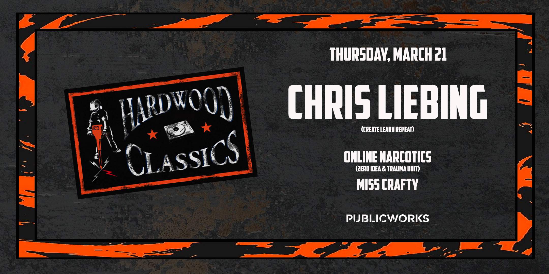 Chris Liebing presented by PW Hardwood Classics - Página frontal