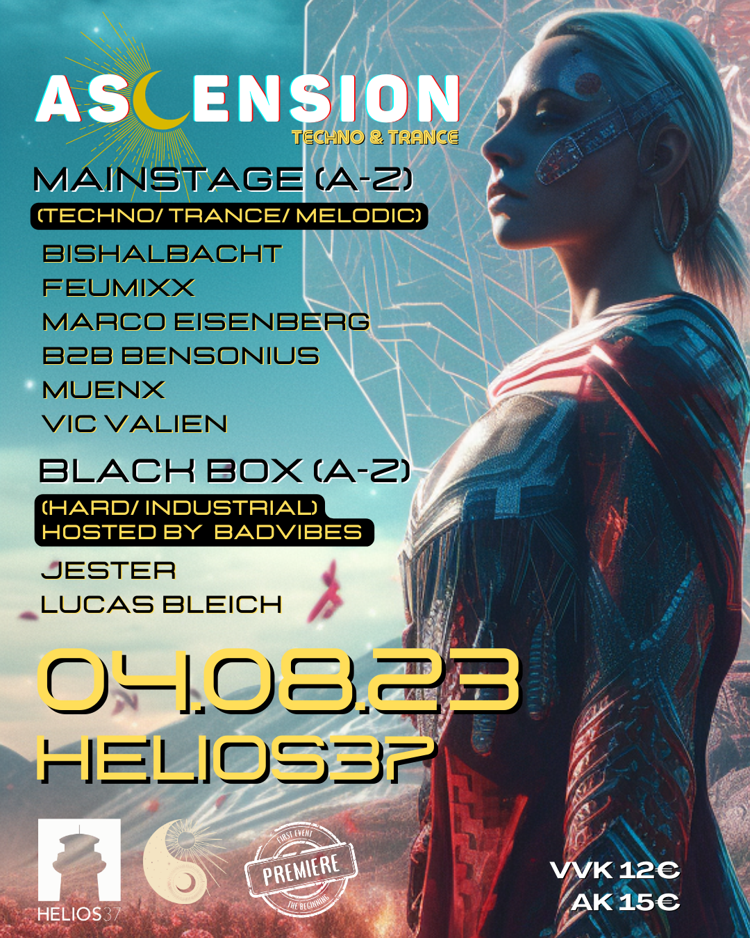 Ascension Event Premiere with Bishalbacht, Feumixx, Jester, Muenx, Vic Valien - Página frontal