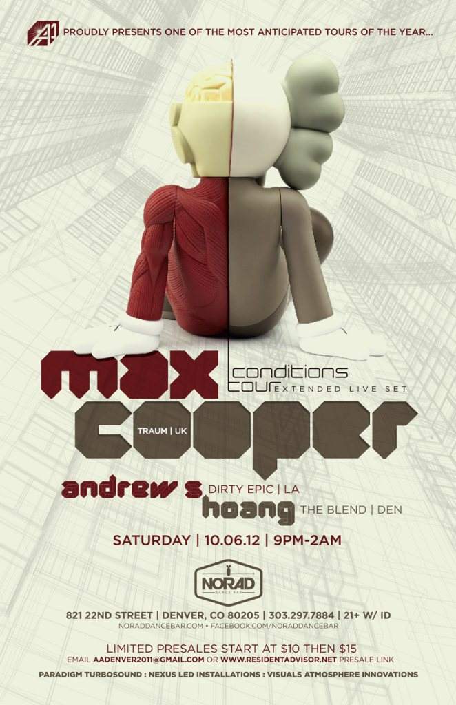 AA presents Max Cooper - Página frontal