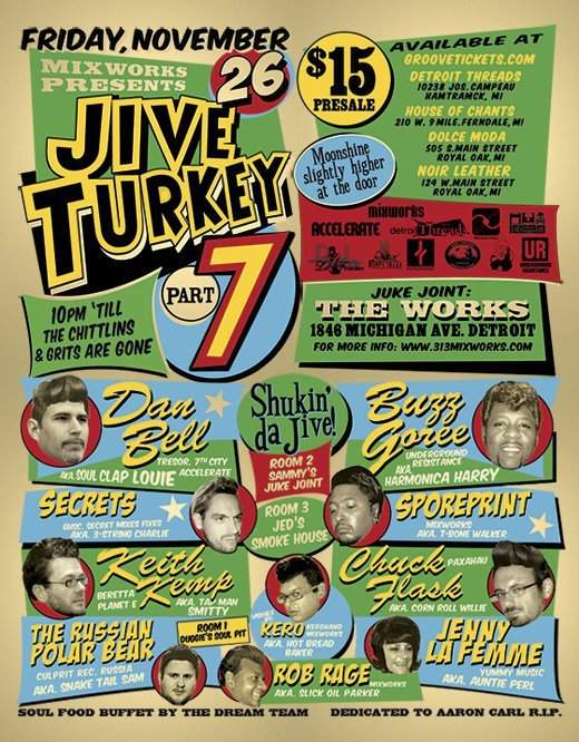 Mixworks presents Jive Turkey 7 - Página frontal