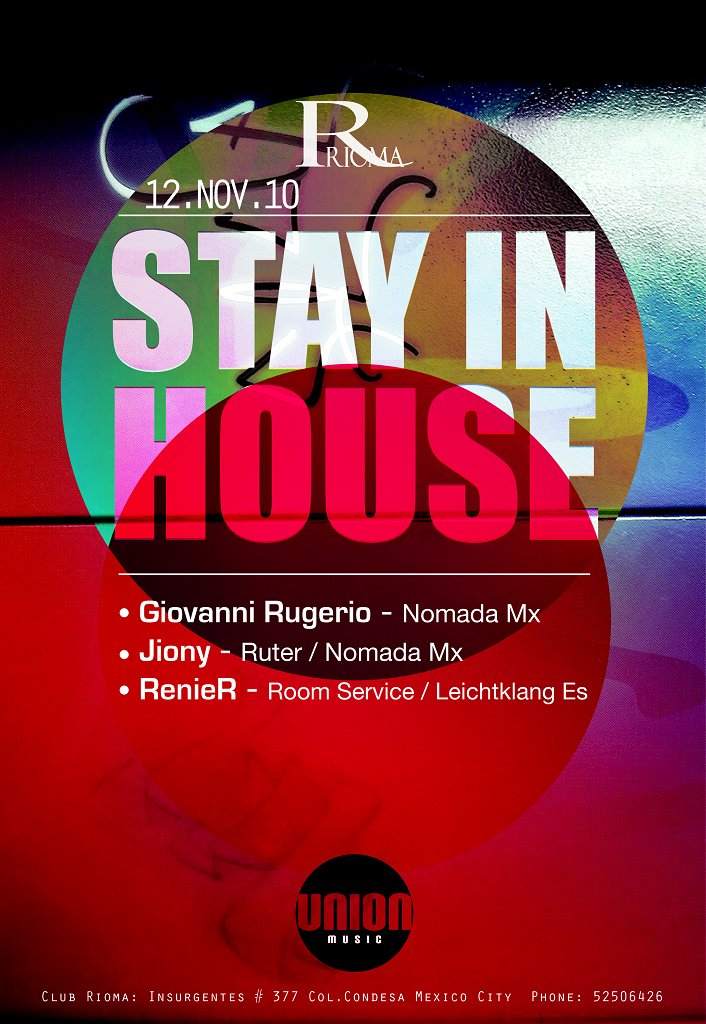 Stay In House - フライヤー表