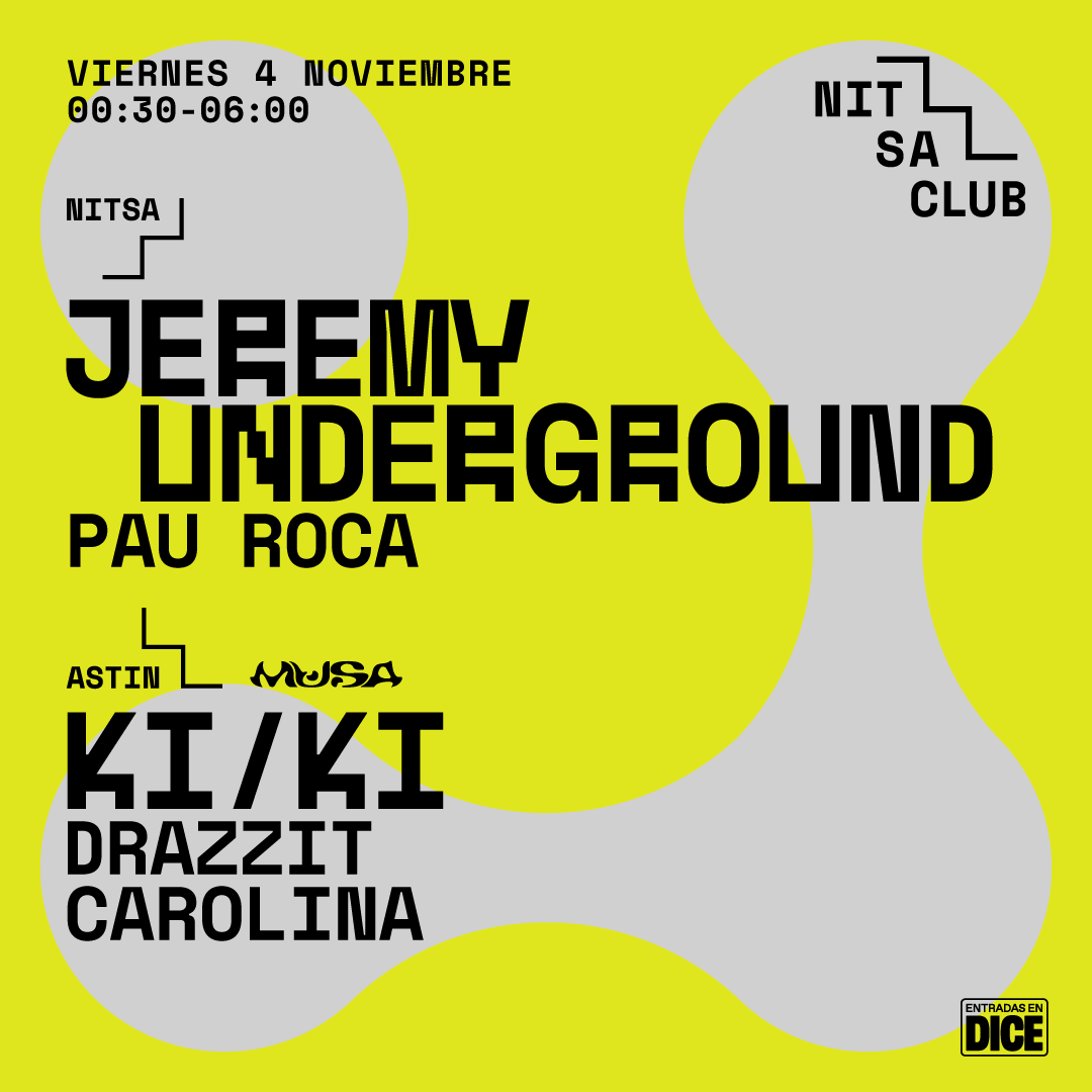 Jeremy Underground / KI-KI - フライヤー表