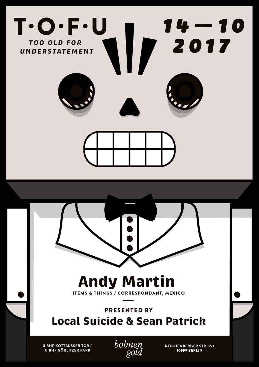 We are Tofu: with Andy Martin - Página frontal