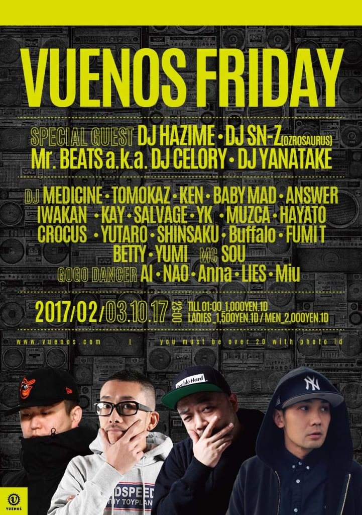 Vuenos Friday at Vuenos, Tokyo