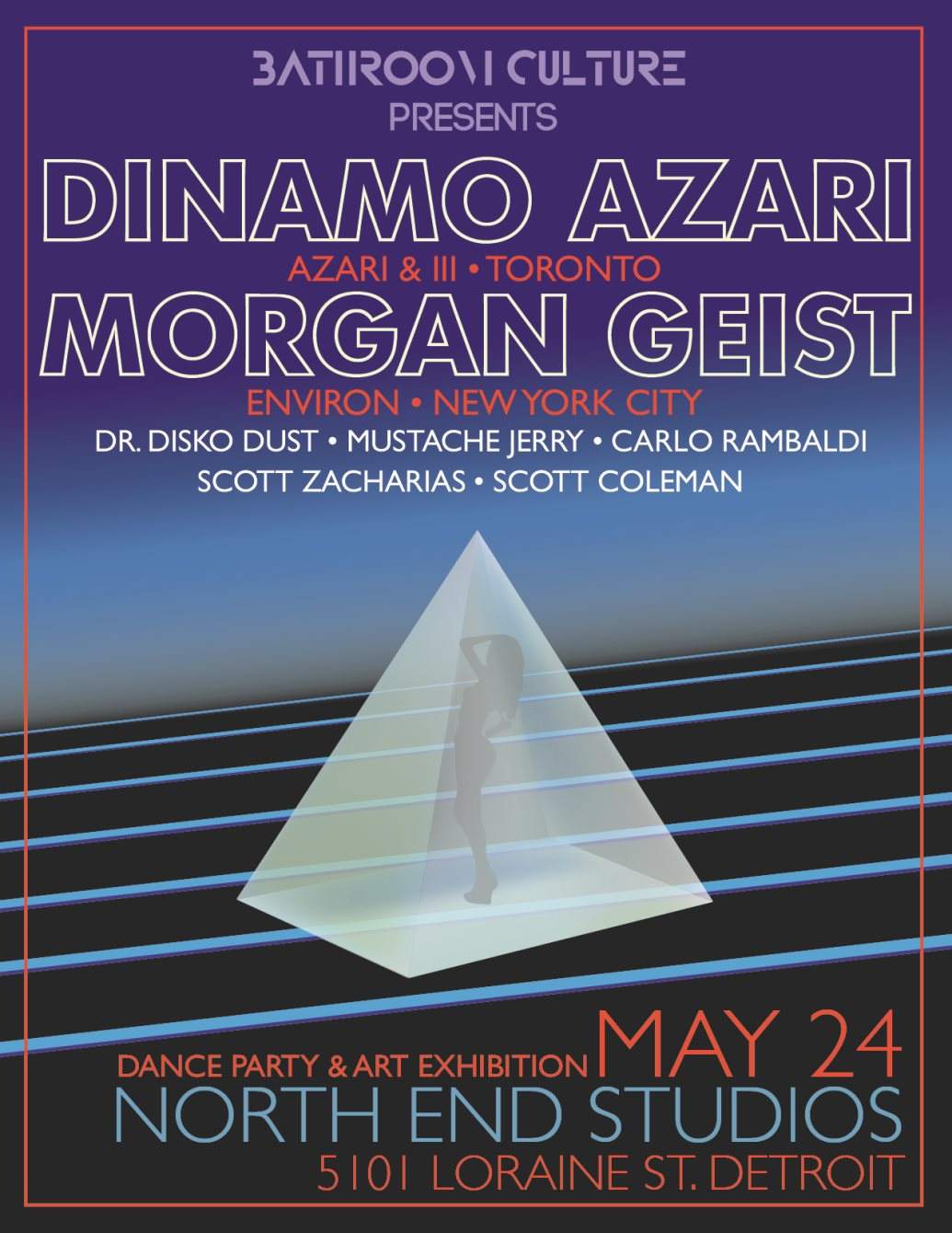 Bathroom Culture presents Dinamo Azari & Morgan Geist - Página frontal