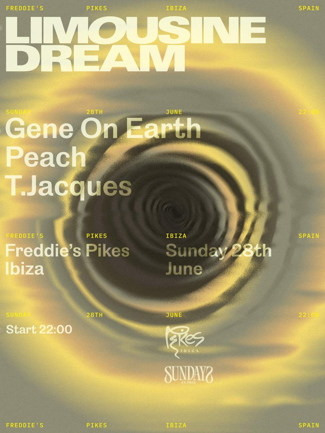 Sundays at Pikes: Limousine Dream - Gene On Earth, Peach, T. Jacques