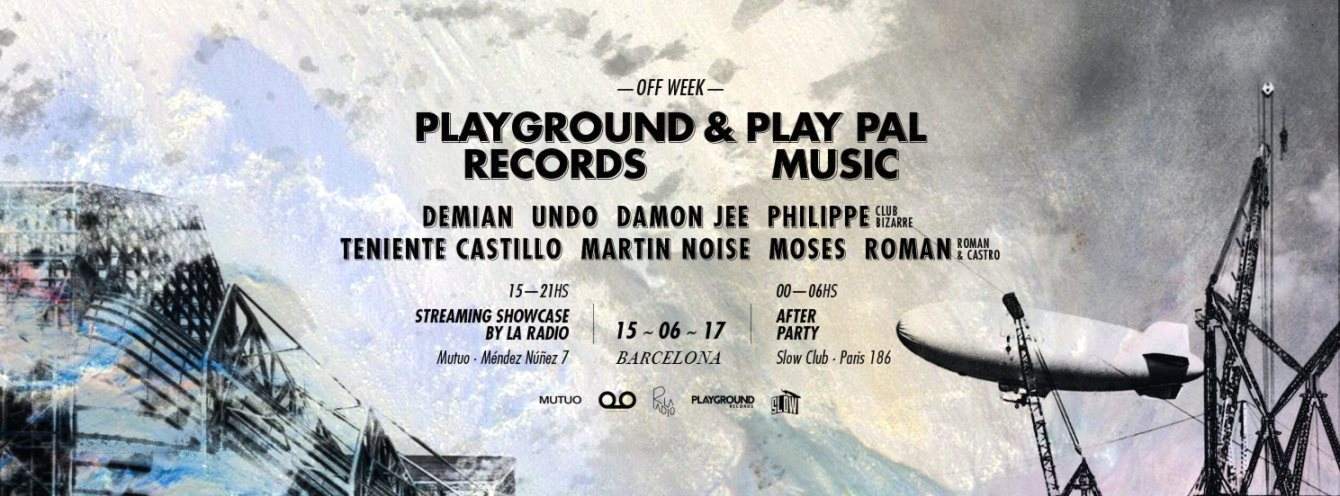 Playground Records & Play Pal Music - OFF Week - - フライヤー表