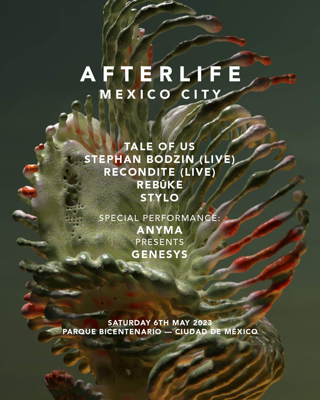 Afterlife Mexico City 2023 - フライヤー裏