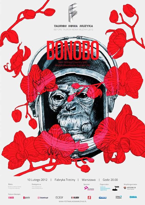 2. Before Tauron Nowa Muzyka Festival - Bonobo - フライヤー表