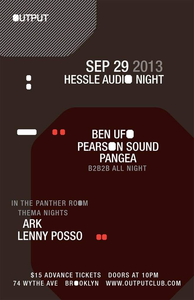 Hessle Audio Label Night with Thema Nights/ Lenny Posso/ Ark - Página frontal