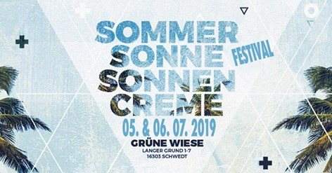 Sommer Sonne Sonnencreme Festival - フライヤー表