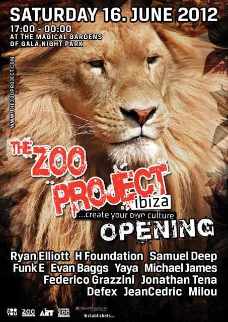The Zoo Project presents Ryan Elliott, H Foundation, Samuel Deep - Official Opening - Página frontal
