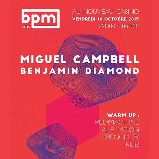 Miguel Campbell & Benjamin Diamond - フライヤー表