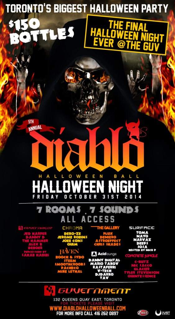 Diablo Halloween Party - フライヤー表