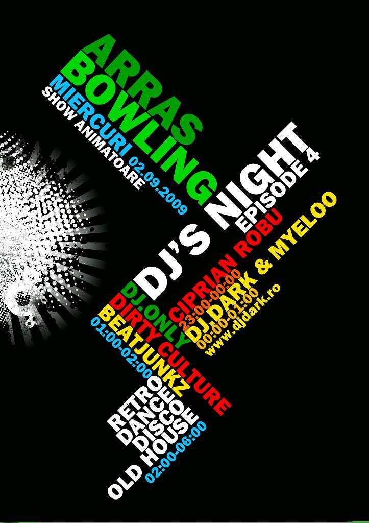 DJs Night - フライヤー表