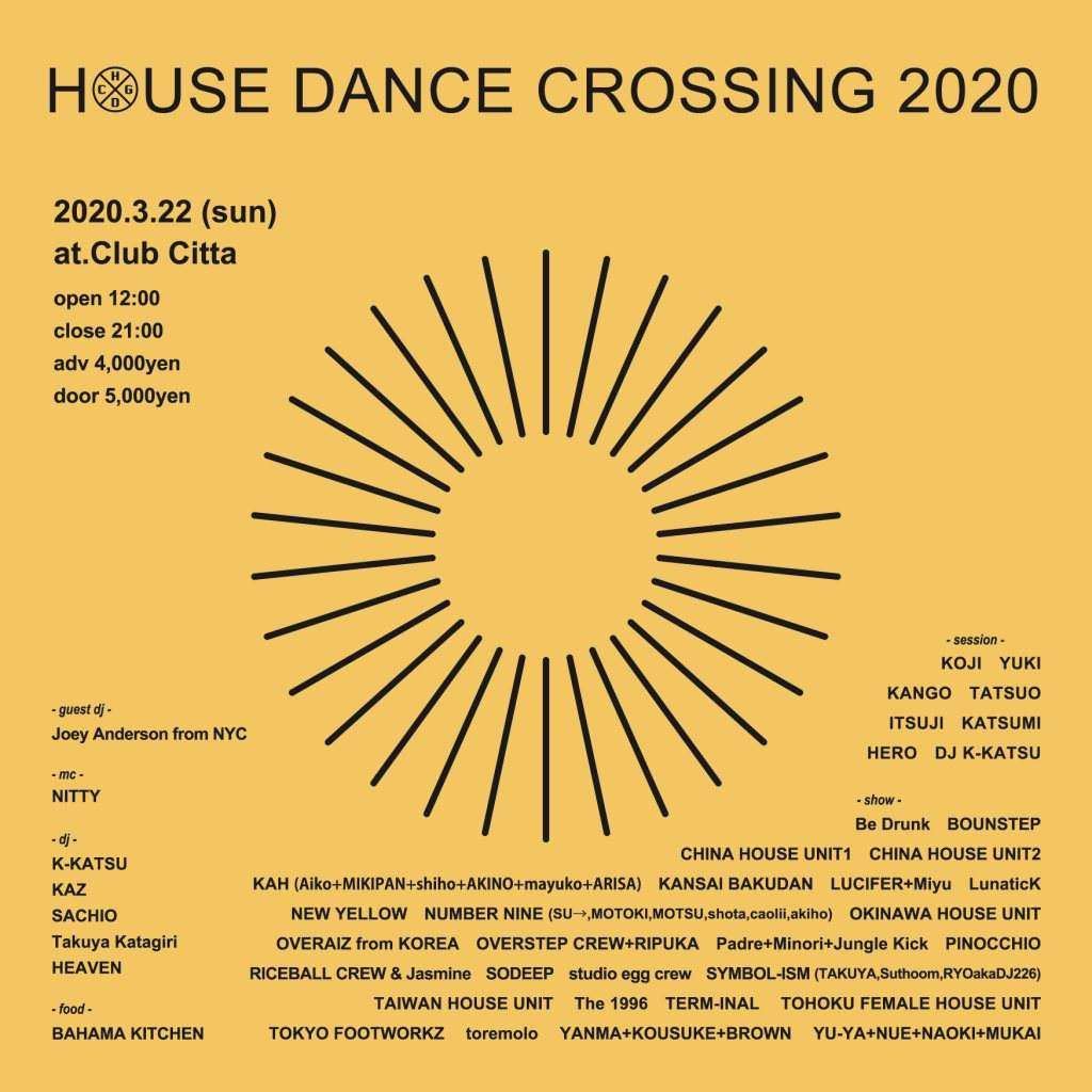 House Dance Crossing with Joey Anderson - Página frontal