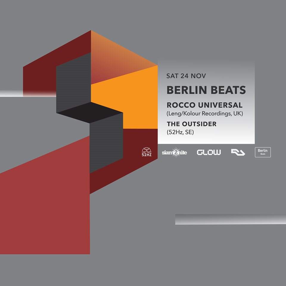 Berlin Beats with Rocco Universal - フライヤー裏