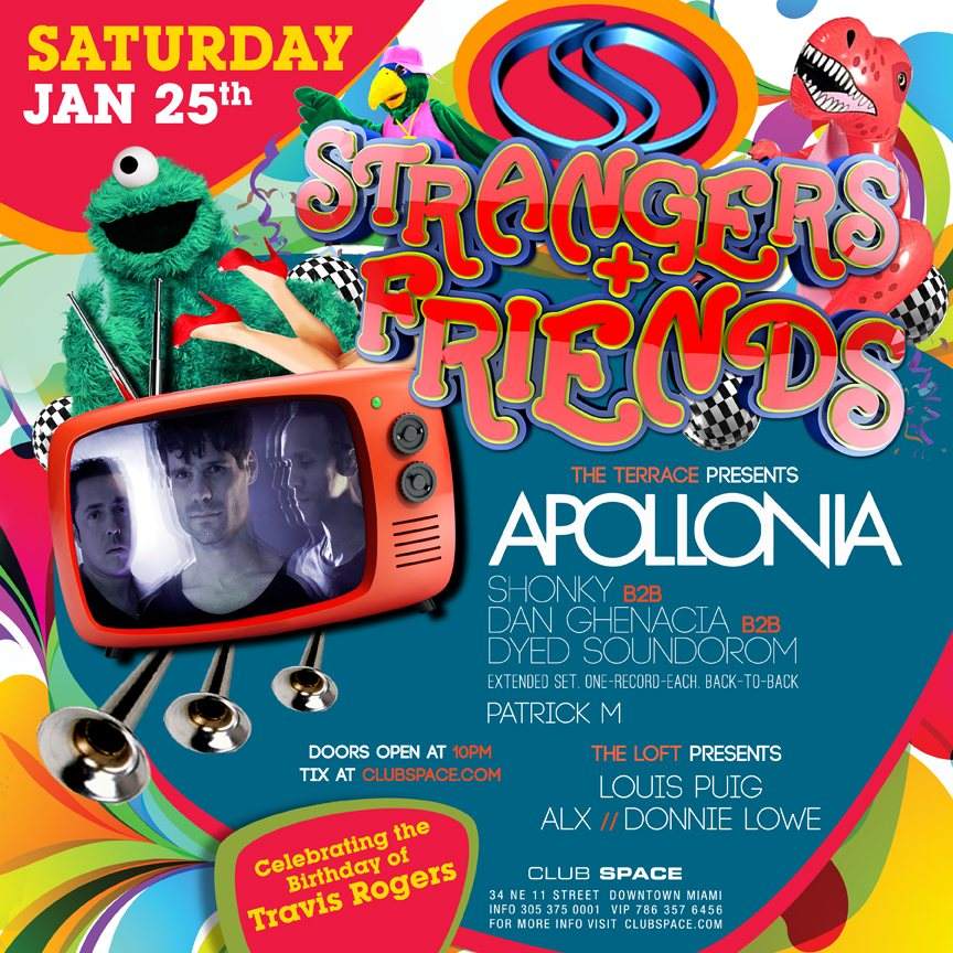 Strangers and Friends with Apollonia - Página frontal