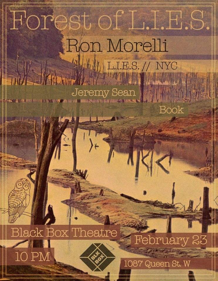 Forest of L.I.E.S. with Ron Morelli - Página frontal