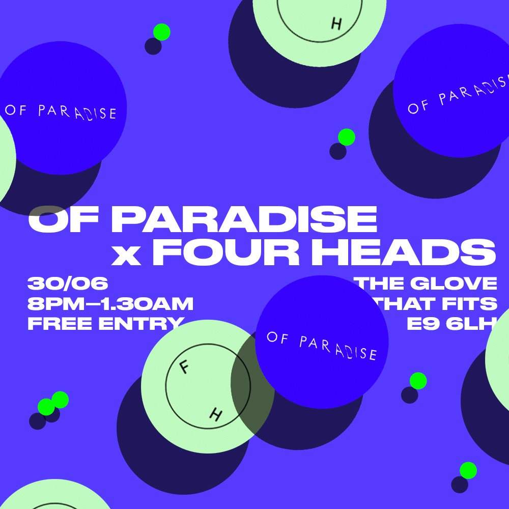 Of Paradise X Four Heads - Página frontal