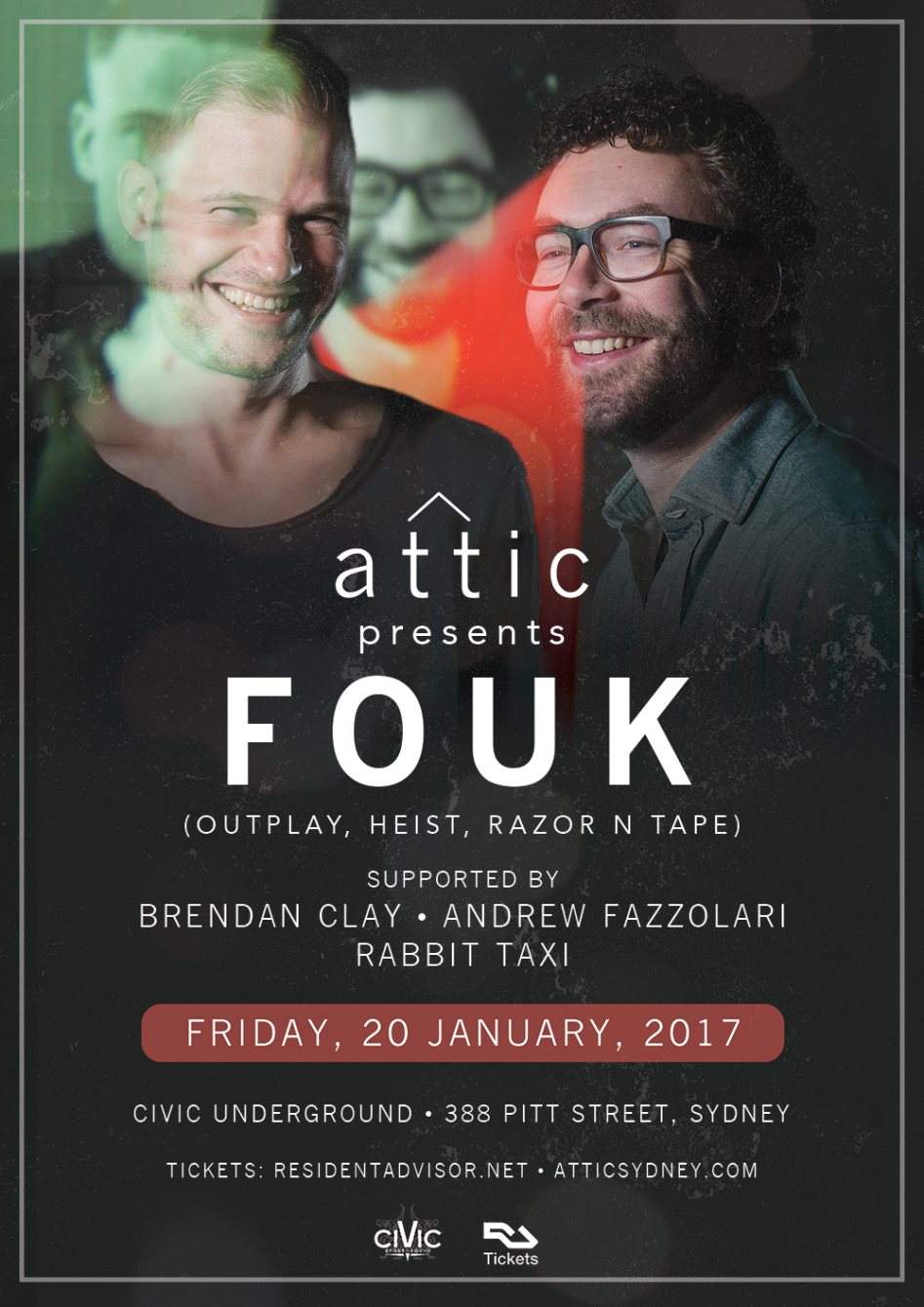 Attic presents Fouk - Página frontal