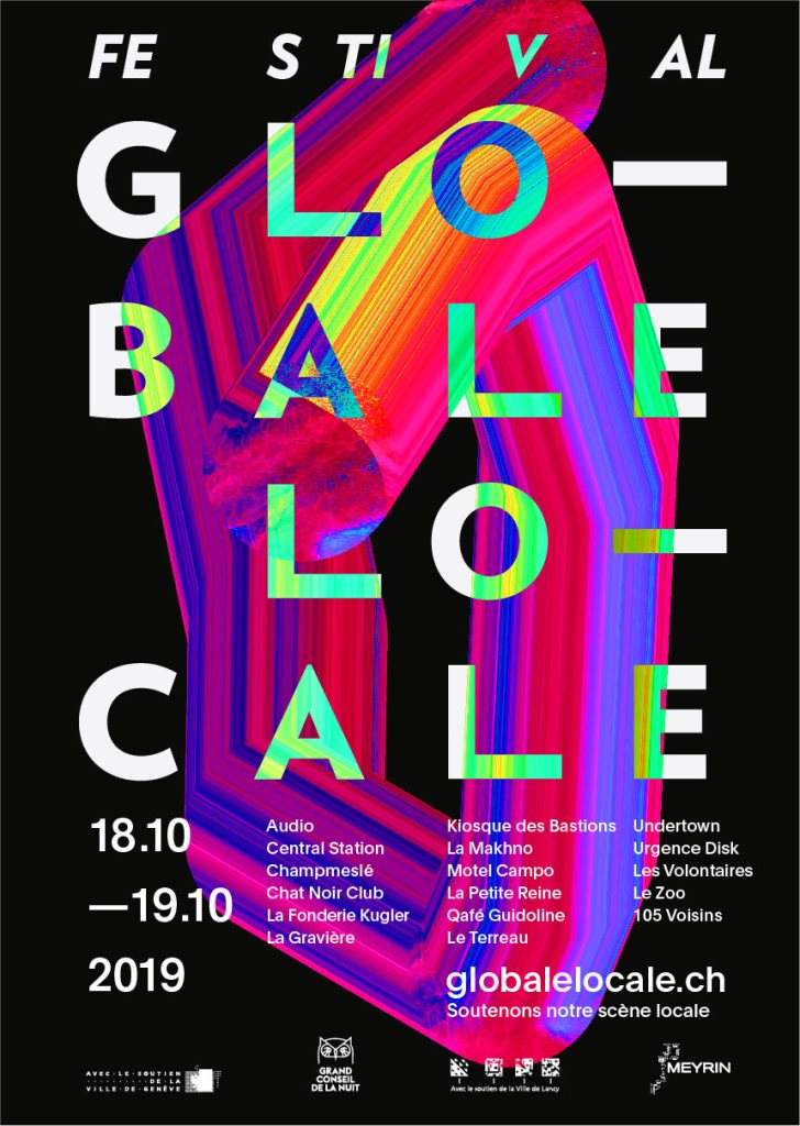 Globale Locale Festival at Audio - フライヤー表