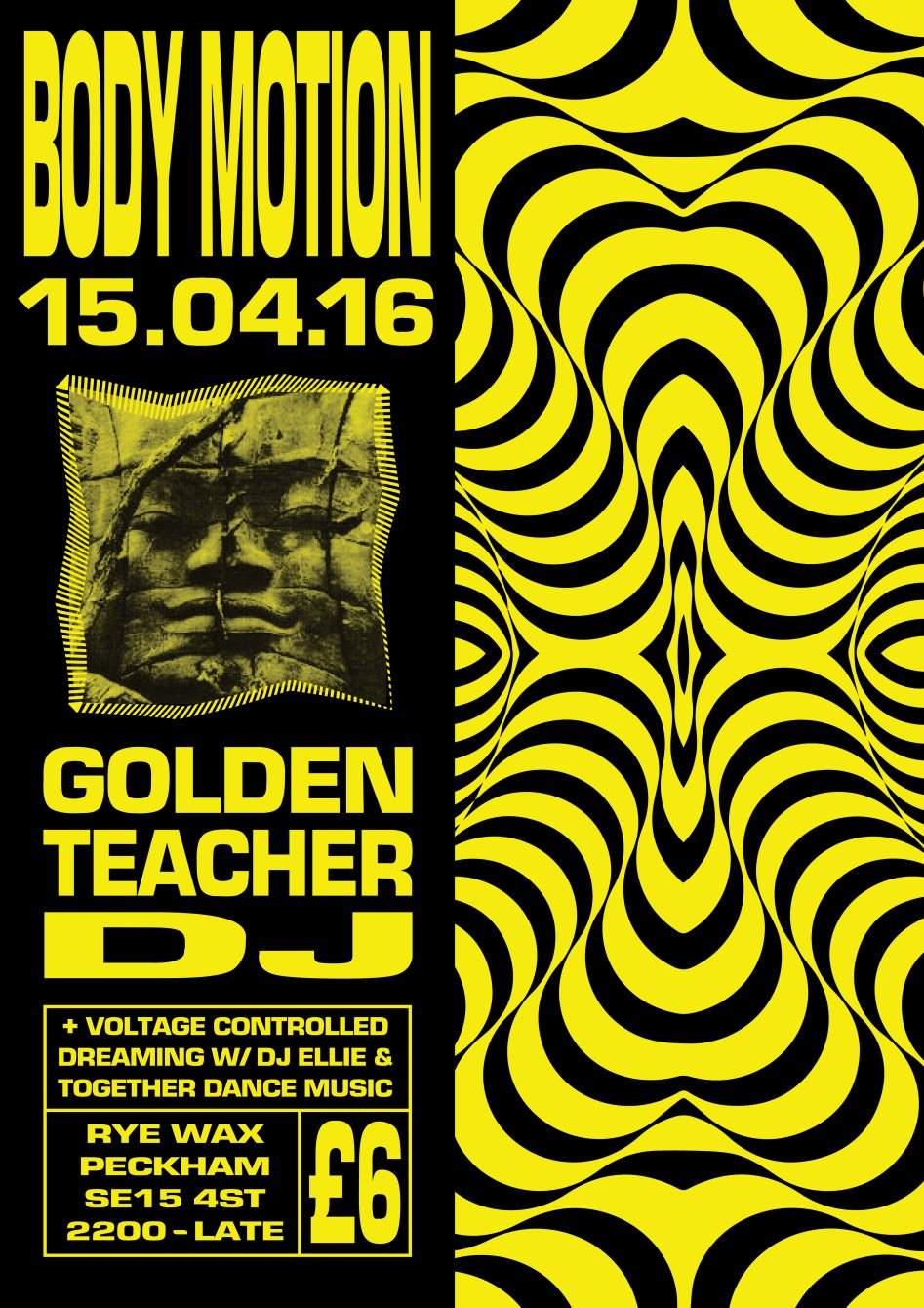 Body Motion with Golden Teacher DJ - Página frontal