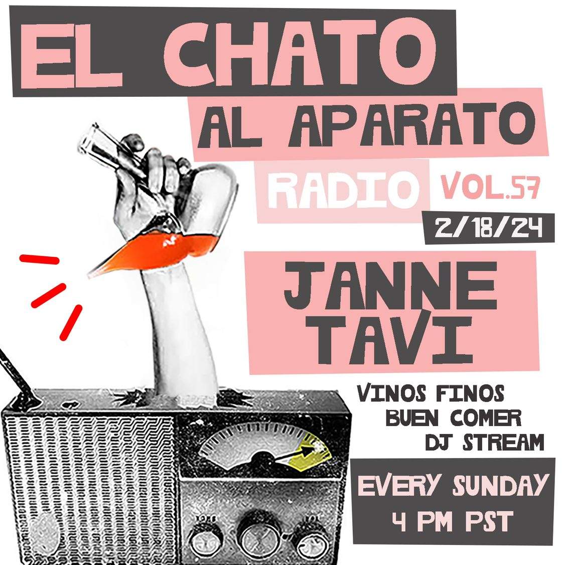 El Chato Al Aparato Radio Vol. 57 with Janne Tavi (Finland) - Página frontal