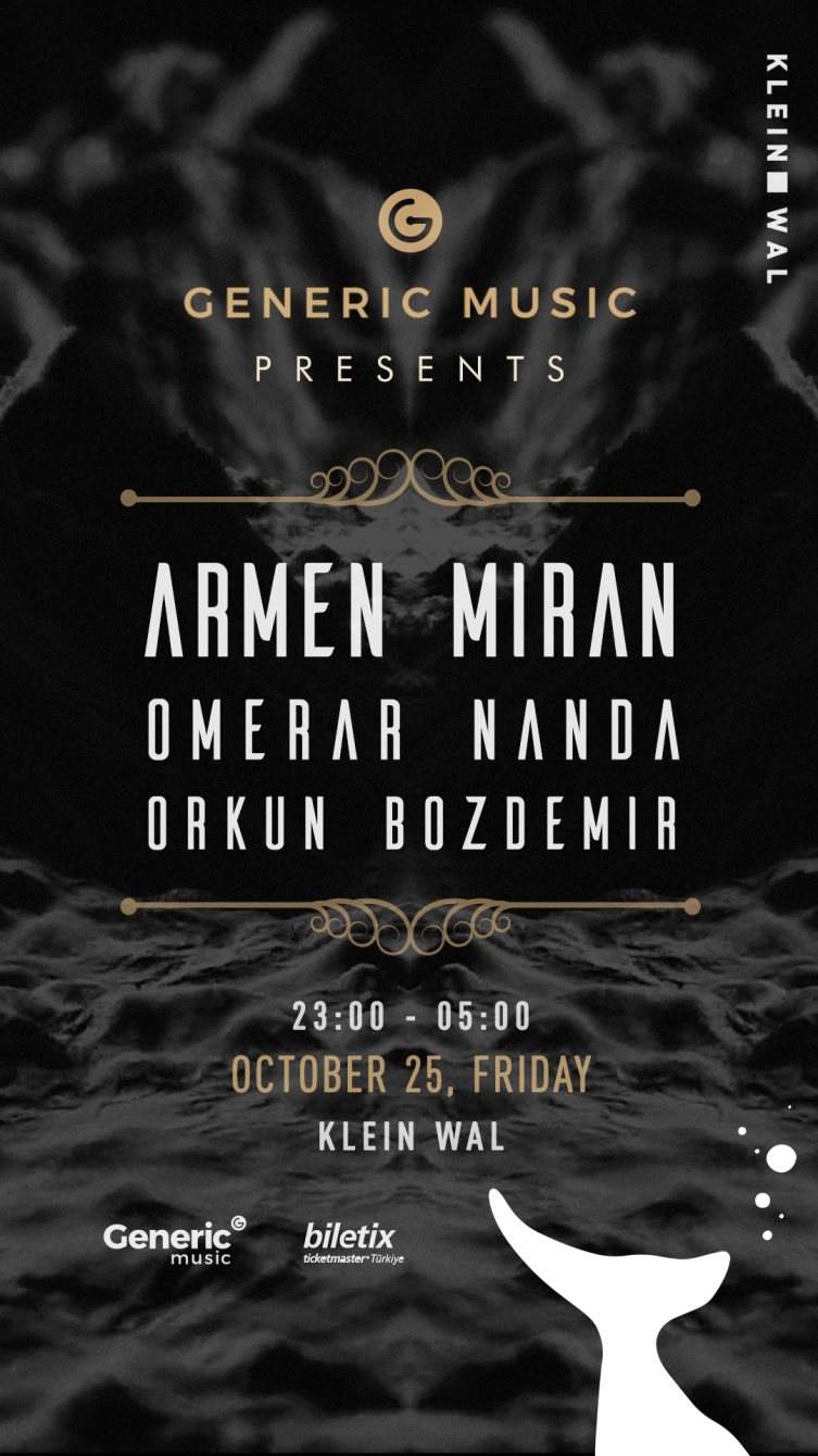 Generic Music presents: Armen Miran at Klein Wal - Página trasera
